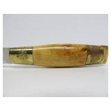 Vintage Finnish American Heritage Knife by Iisakki Jarvenpaa - w/Leather Sheath