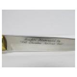 Vintage Finnish American Heritage Knife by Iisakki Jarvenpaa - w/Leather Sheath