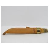 Vintage Finnish American Heritage Knife by Iisakki Jarvenpaa - w/Leather Sheath