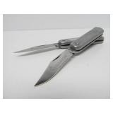 2 Vintage QUEEN CUTLERY No. 45 Folding Knives