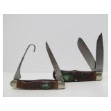 2 CAMILLUS American Wildlife Series Folding Knives