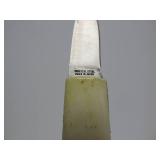 Set of Vintage Bone Handle Wildlife Folding Knives - PARKER Eagle Brand Cutlery - Japan