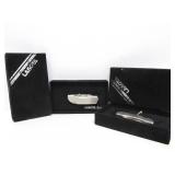 Pair (2) of LAKOTA "Teal" Folding Knives w/Boxes #1