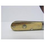 Signed A.M. MAYHALL Stag Handle Folding Knife #551