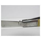 Signed A.M. MAYHALL Stag Handle Folding Knife #551