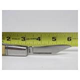 Signed A.M. MAYHALL Stag Handle Folding Knife #551