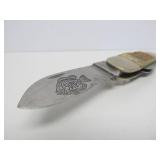Large United SUNFISH Folding Knife w/Sheath