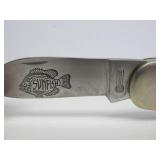Large United SUNFISH Folding Knife w/Sheath