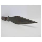 Vintage OLSEN OK Professional 10" Double Edge Throwing Knife w/Leather Sheath