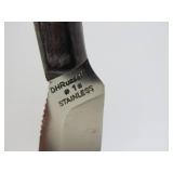 DH RUSSELL Fixed Blade Grohmann Belt Knife #1S - Mint in Box w/Leather Sheath #1