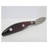 DH RUSSELL Fixed Blade Grohmann Belt Knife #1S - Mint in Box w/Leather Sheath #1