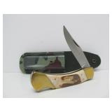 PARKER Imai Folding Knife w/Camo Sheath K-139