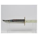 National Rifle Association of America Limited Edition 13" Bowie Knife w/Mounting Plaque
