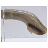 Vintage Indonesian Cibatu Machete w/Carved Horn Handle & Sheath - 22.5"