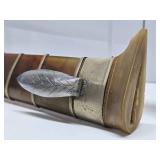 Vintage Indonesian Cibatu Machete w/Carved Horn Handle & Sheath - 22.5"