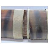 Vintage Indonesian Cibatu Machete w/Carved Horn Handle & Sheath - 22.5"