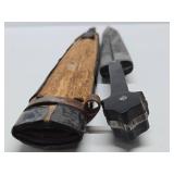 Vintage Caucasus Ninjal Dagger w/Scabbard - 21.5"