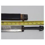 Vintage Caucasus Ninjal Dagger w/Scabbard - 21.5"