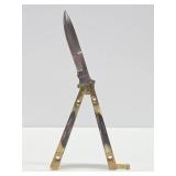 Taylor-Seto Butterfly Knife G-972 "Manila Folder"