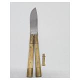 Bone Handle Butterfly Knife