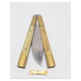 Bone Handle Butterfly Knife