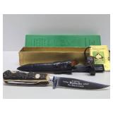 Vintage PUMA German Waidmesser No. 3591 Fixed Blade Knife w/Original Sheath & Box