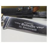 Vintage PUMA German Waidmesser No. 3591 Fixed Blade Knife w/Original Sheath & Box