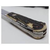 Vintage PUMA German Waidmesser No. 3591 Fixed Blade Knife w/Original Sheath & Box