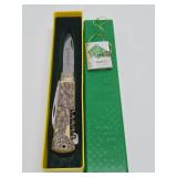Vintage German PUMA Stag Handle Folding Jagdmesser Knife w/Original Box