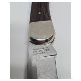 GROHMANN Pictou NS 9" Folding Knife w/Leather Case