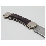 GROHMANN Pictou NS 9" Folding Knife w/Leather Case