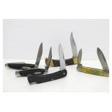 Nice Lot of BUCK Folding Knives