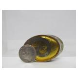 Signed Vintage Sterling Silver & Amber Brooch - Signed Varga