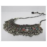 Large Vintage Turkman Tribal Necklace