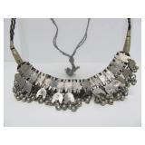 Large Vintage Turkman Tribal Necklace