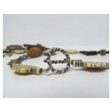 Unusual Large Multi Pendant Tribal Beaded Necklace