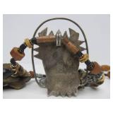 Unusual Large Multi Pendant Tribal Beaded Necklace