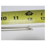 Very Nice Sterling Silver Pendant Necklace w/Lapis & Bear Design