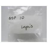 Very Nice Sterling Silver Pendant Necklace w/Lapis & Bear Design