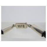 Taxco Sterling Silver Bracelet w/Brass & Onyx