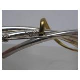 Sculptural Taxco Sterling Silver Brooch