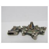 Large Vintage Moroccan / Berber Enameled Pendant