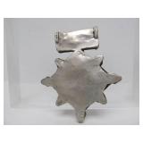 Large Vintage Moroccan / Berber Enameled Pendant