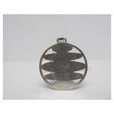 Sterling Silver & Onyx Pendant Necklace