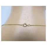 Gold Plated Sterling Silver Heart Pendant Necklace