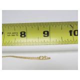 Gold Plated Sterling Silver Heart Pendant Necklace