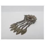 Antique Turkman Genuine Silver Pendant