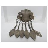 Antique Turkman Genuine Silver Pendant