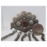 Antique Turkman Genuine Silver Pendant