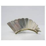 Large Sterling Silver Taxco Wing Brooch